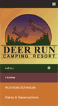Mobile Screenshot of deerruncampingresort.com